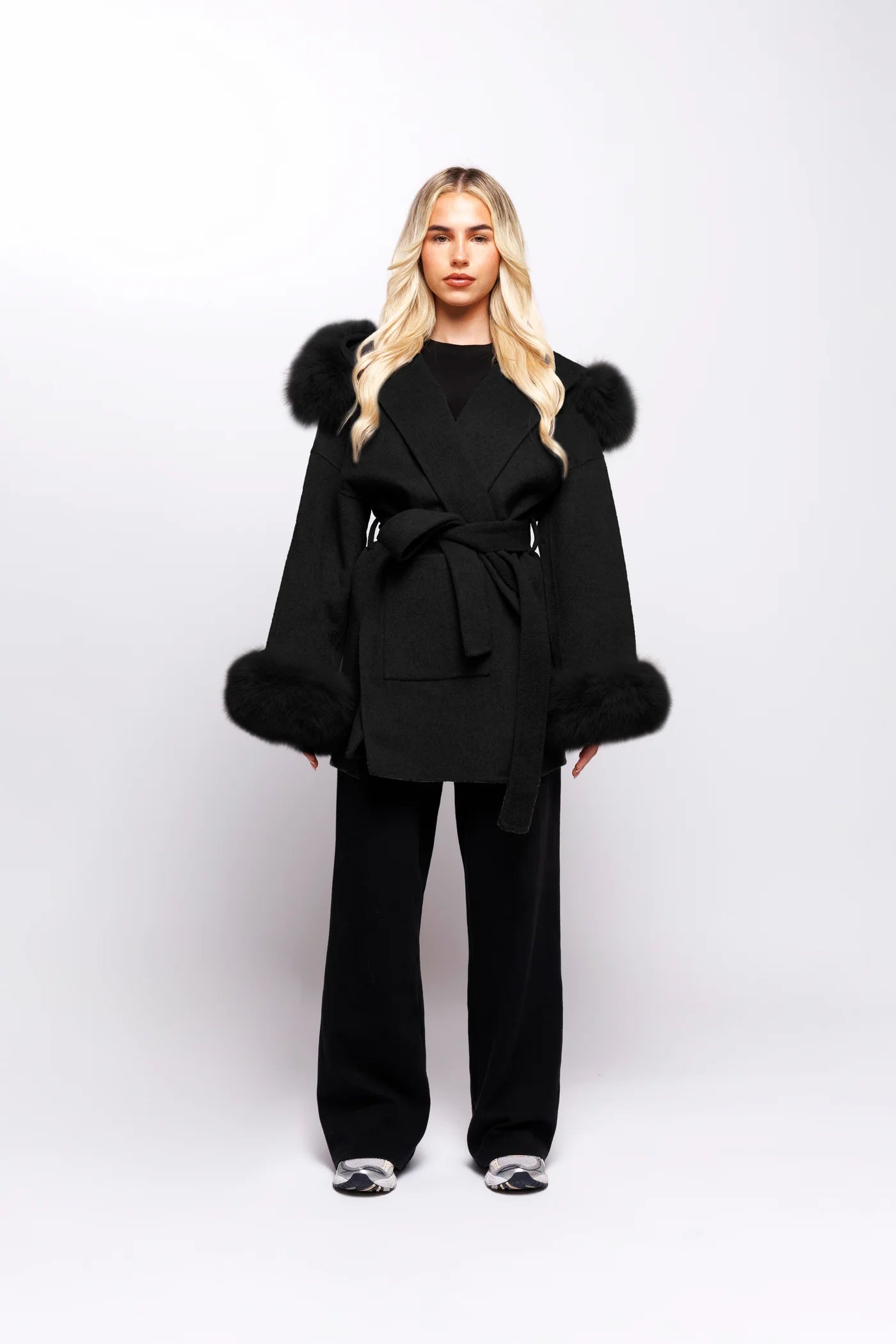 manteaux Noire Élégance