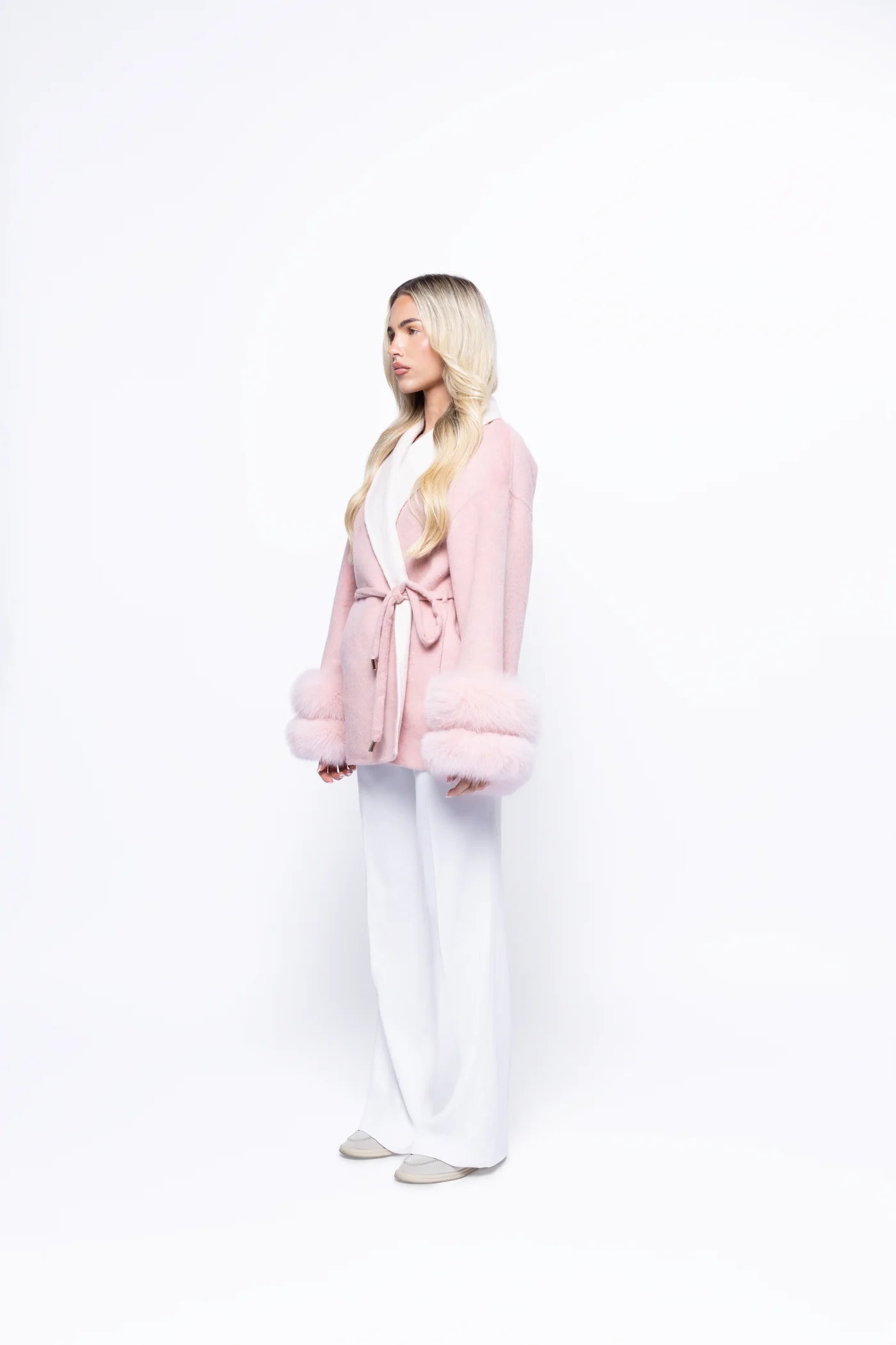 Manteau Rose Élégance