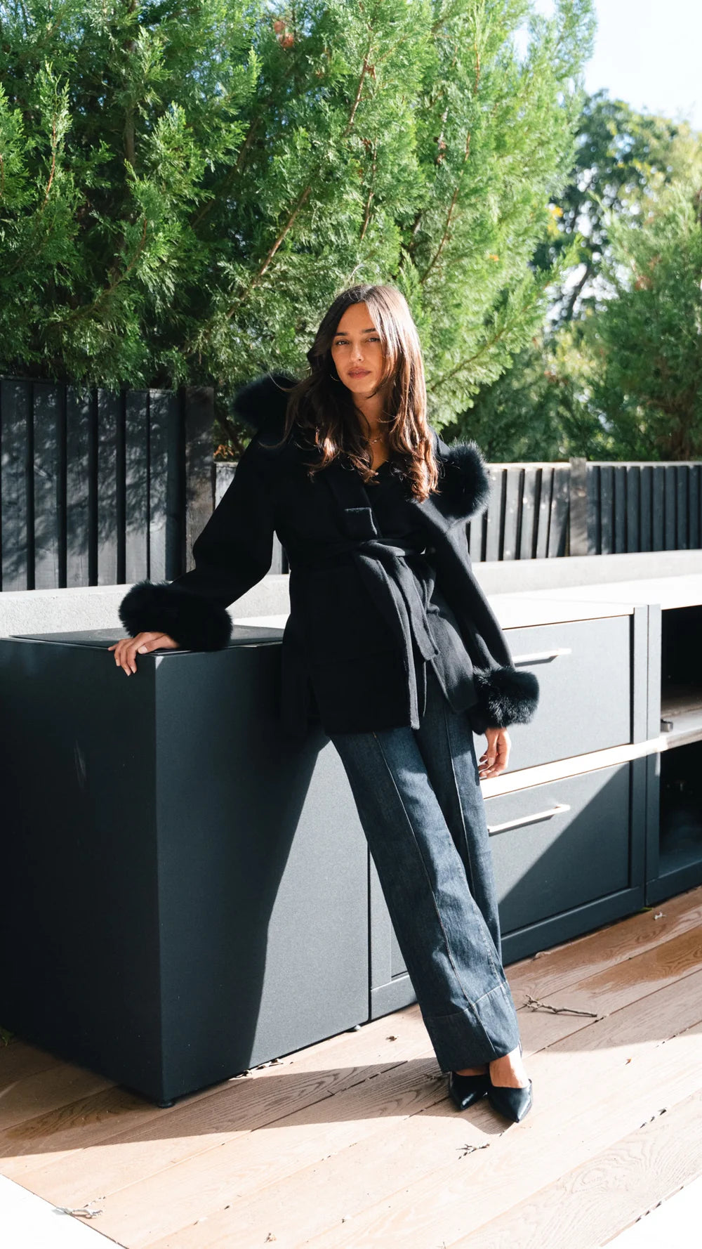 manteaux Noire Élégance