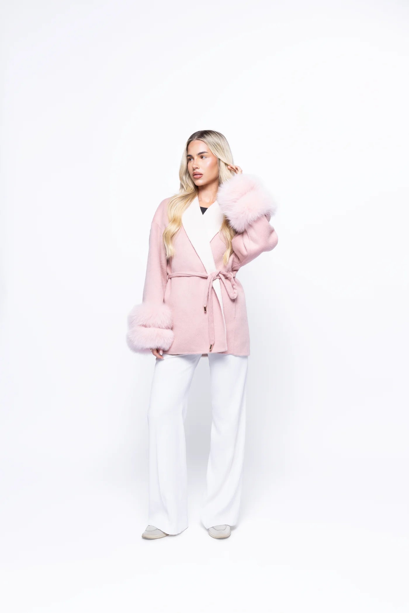 Manteau Rose Élégance