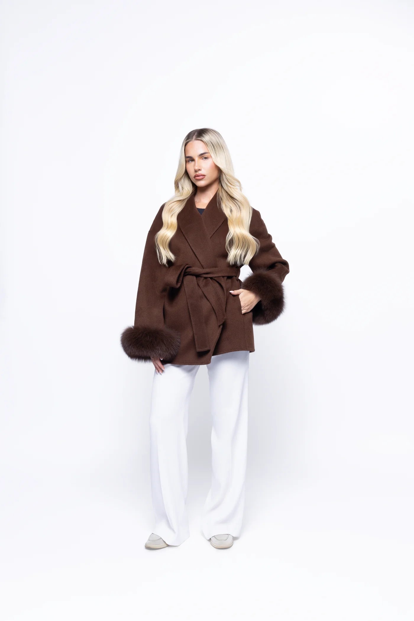 Manteau Chocolat Luxe