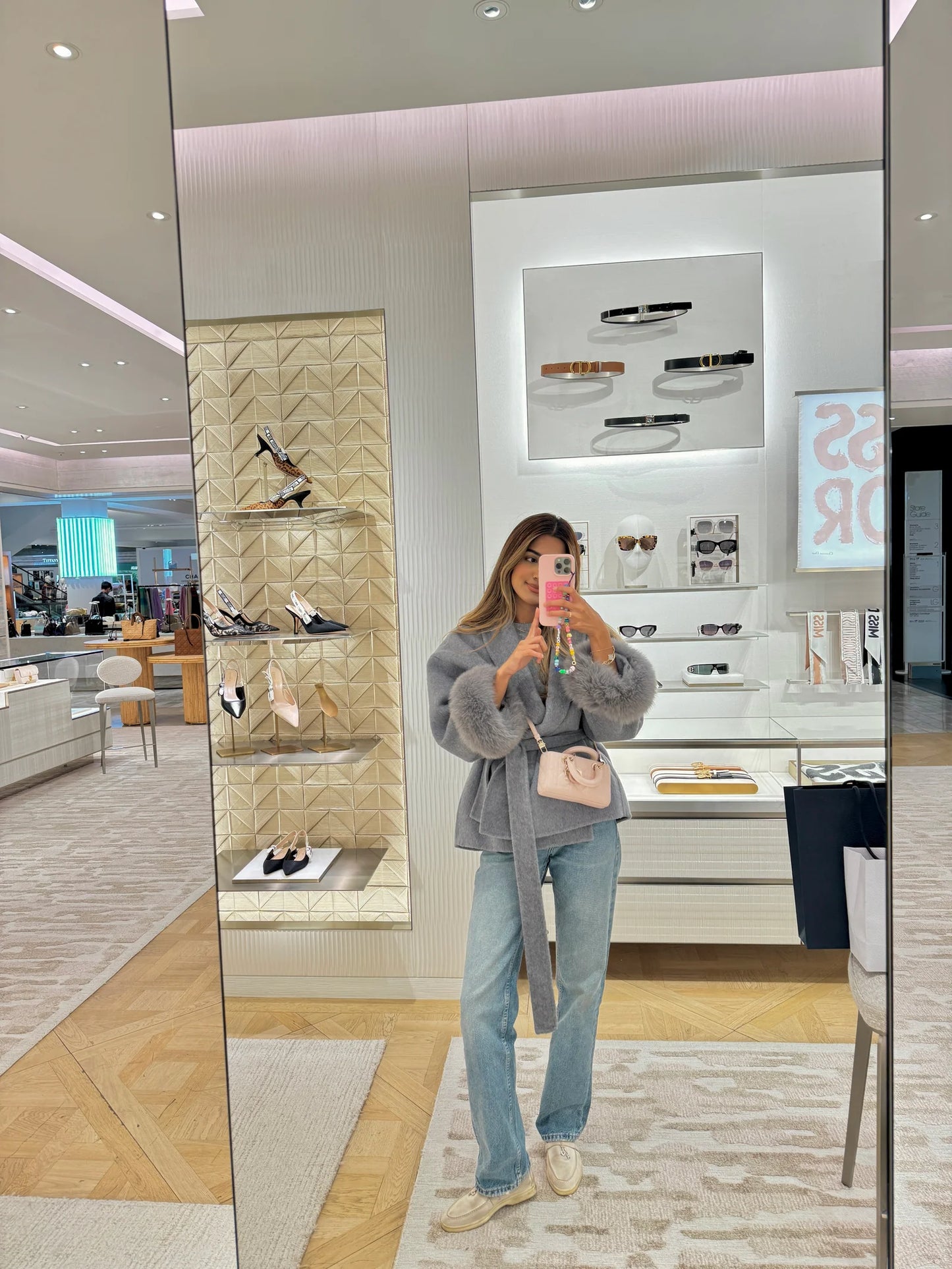 Manteau Gris Fumé Luxe